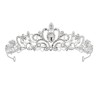 DIADEME TIARE PRINCESSE ARGENT PIERRES BRILLANTES ROYAL MARY