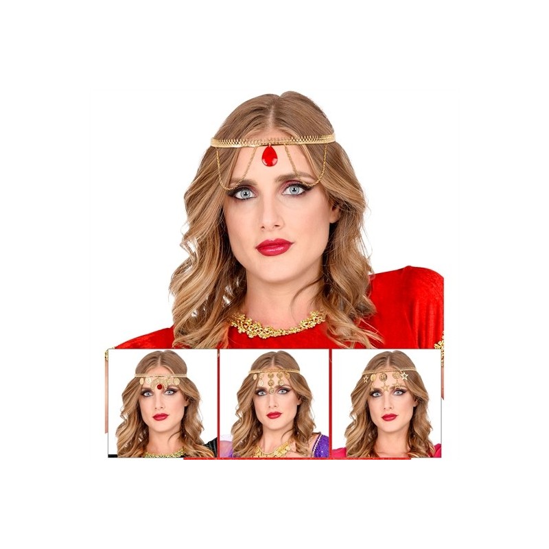 BIJOU DIADEME SERRE TETE DANSEUSE ORIENTALE ADULTE METAL OR BIJOU DIADEME SERRE TETE DANSEUSE ORIENTALE ADULTE METAL OR