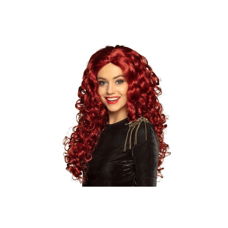 PERRUQUE CHEVEUX LONGS ONDULES ROUX SANS FRANGE MYLENE