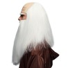PERRUQUE DESGARNIE CHEVEUX LONGS BLANCS+ BARBE BLANCHE DE MERLIN DRUIDE 