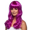 PERRUQUE CHEVEUX LONGS AVEC FRANGE CHIQUE VIOLET