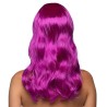 PERRUQUE CHEVEUX LONGS AVEC FRANGE CHIQUE VIOLET