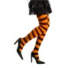 COLLANTS RAYES NOIR ET ORANGE ADULTE TAILLE XL 70 DEN COLLANTS RAYES NOIR ET ORANGE ADULTE TAILLE XL 70 DEN