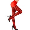 COLLANT RAYE NOIR ET ROUGE TAILLE XL 70 DEN COLLANT RAYE NOIR ET ROUGE TAILLE XL 70 DEN