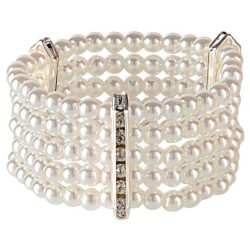 BRACELET PERLE DELUXE AVEC STRASS