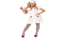 DEGUISEMENT INFIRMIERE TAILLE M ROBE + COIFFE