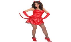 QUEUE DE DIABLE ROUGE FLEXIBLE 88 CM