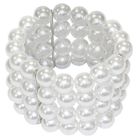 BRACELETS PERLE BLANC 