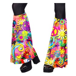 ENSEMBLE BANDEAU ET JAMBIERE ANNEES PEACE AND LOVE