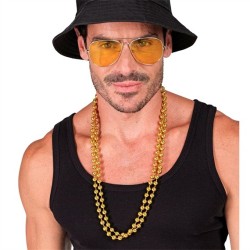 2 COLLIERS DE PERLE OR 40 CM