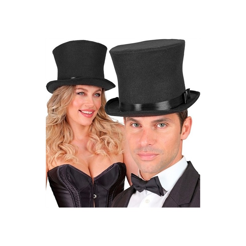 CHAPEAU HAUT DE FORME NOIR QUALITE SUPERIEURE CHAPEAU HAUT DE FORME NOIR QUALITE SUPERIEURE