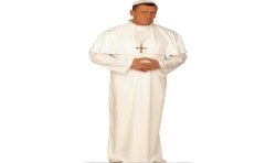 DEGUISEMENT SAINT PAPE TAILLE M TUNIQUE + CAPE + CALOTTE
