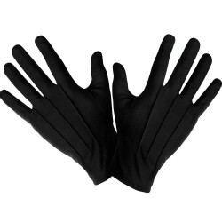 GANTS NOIRS COURTS CLASSIQUES