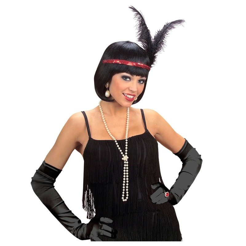 LONG GANTS NOIR SATIN ELASTHANE 60 CM LONG GANTS NOIR SATIN ELASTHANE 60 CM