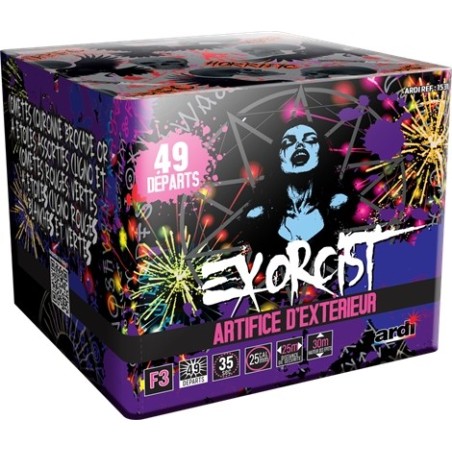 BATTERIE FEU D'ARTIFICE EXORCIST 49 DEPART 