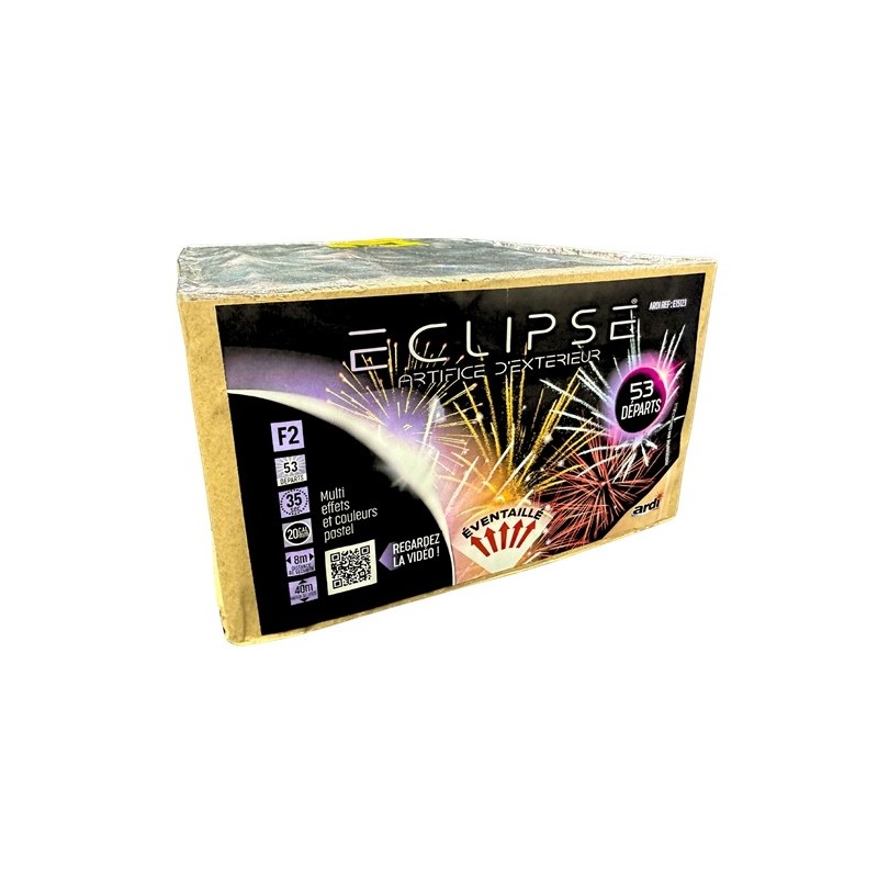 BATTERIE FEU D'ARTIFICE ECLIPSE 53 DEPARTS   BATTERIE FEU D'ARTIFICE ECLIPSE 53 DEPARTS