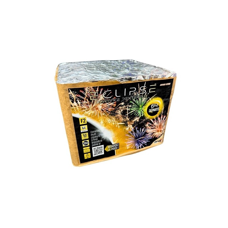 BATTERIE FEU D'ARTIFICE ECLIPSE 64 DEPARTS   BATTERIE FEU D'ARTIFICE ECLIPSE 64 DEPARTS