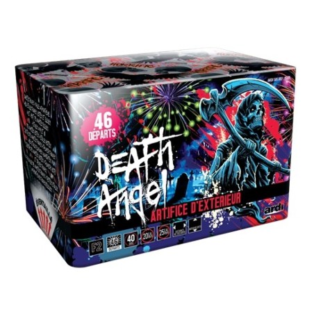 BATTERIE FEU D'ARTIFICE HORRIFIC® - DEATH ANGEL 46 DEPARTS 