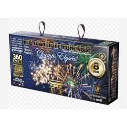 FEU D'ARTIFICE PORTABLE 8 MINUTES