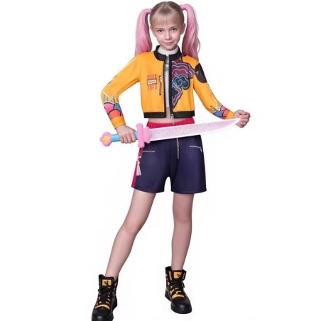 DEGUISEMENT FILLE DEMON HUNTERS RRRRUMI TAILLE 130-140