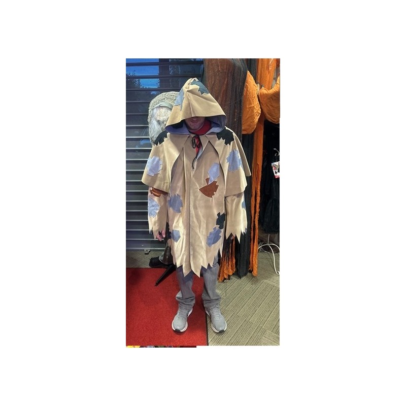 DEGUISEMENT MANTEAU A CAPUCHE MEDIEVAL OU EPOUVANTAIL TAILLE UNIQUE  DEGUISEMENT MANTEAU A CAPUCHE MEDIEVAL OU EPOUVANTAIL TAILLE UNIQUE
