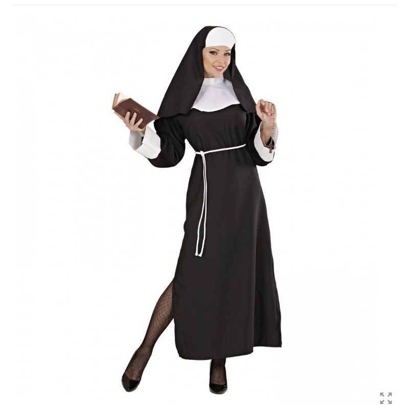 DEGUISEMENT BONNE SOEUR OU NONNE CLASSIQUE TAILLE M DEGUISEMENT BONNE SOEUR OU NONNE CLASSIQUE TAILLE M