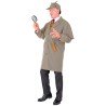DEGUISEMENT DETECTIVE SHERLOCK HOLMES MANTEAU GILET ET CHAPEAU TAILLE XXL