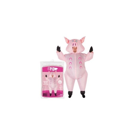 DEGUISEMENT GONFLABLE COCHON ROSE  TAILLE UNIQUE 