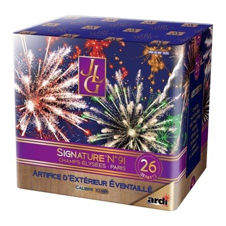 BATTERIE FEU D'ARTIFICE SIGNATURE 91 DEPARTS  