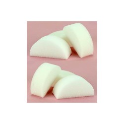 EPONGE POUR MAQUILLAGE 6 DEMI EPONGES