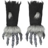 GANTS OU MAINS DE MONSTRE OU LOUP GAROU GRIS NOIR AVEC FOURRURE GANTS OU MAINS DE MONSTRE OU LOUP GAROU GRIS NOIR AVEC FOURRURE