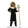 DEGUISEMENT PHARAON EGYPTIEN TOUTANKAMON NOIR TAILLE 10-12 ANS
