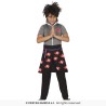 DEGUISEMENT ENFANT NINJA MANGA NARUTO ROUGE NOIR GRIS ET BLANC TAILLE 7-9 ANS