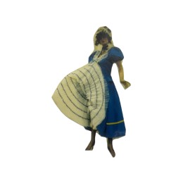 DEGUISEMENT ENSEMBLE FRENCH CANCAN BLEU TAILLE 36