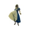 DEGUISEMENT ENSEMBLE FRENCH CANCAN BLEU TAILLE 36