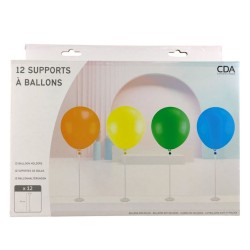 12 SUPPORTS A BALLONS 
