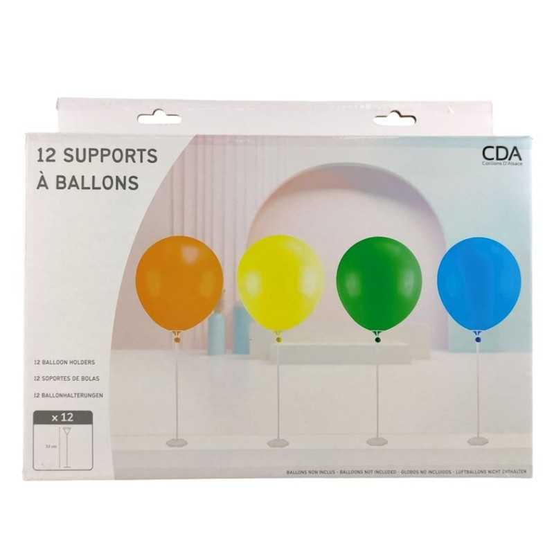 12 SUPPORTS A BALLONS 
