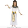 DEGUISEMENT EGYPTIENNE CLEOPATRE BLANC ET OR TAILLE 3-4 ANS