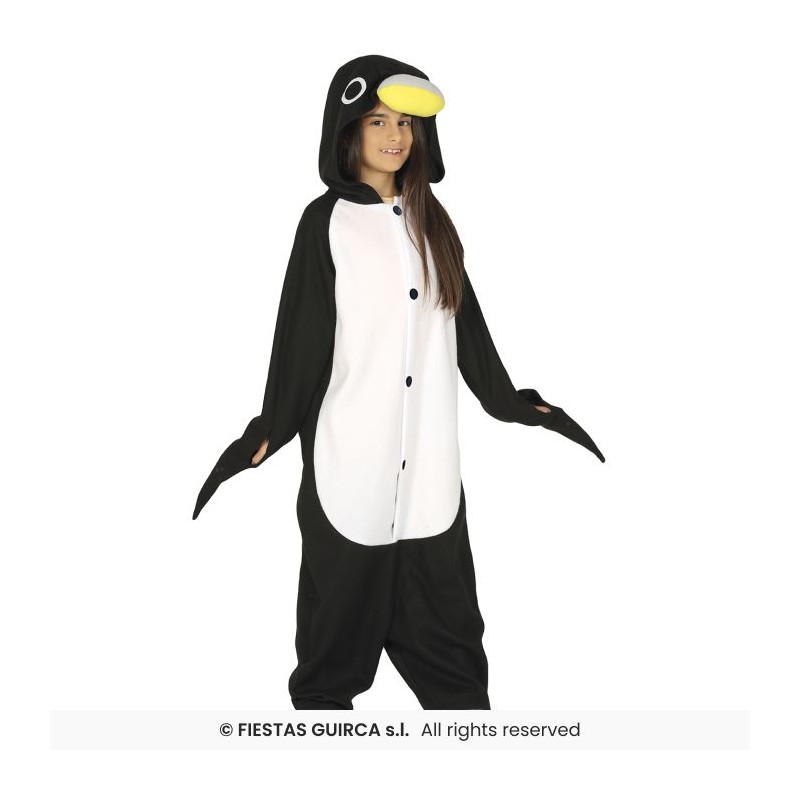 DEGUISEMENT PINGOUIN KIGURUMI PYJAMA TAILLE 7-9 ANS