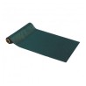 CHEMIN DE TABLE VELOURS COTELE VERT DORE 28CM X 3M 