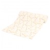 CHEMIN DE TABLE MY COSY TREE SEQUIN OR BLANC 28CM X 3M