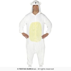 DEGUISEMENT OURS POLAIRE BLANC KIGURUMI TAILLE M