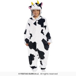 DEGUISEMENT VACHE KIGURUMI PYJAMA ENFANT TAILLE 7-9 ANS