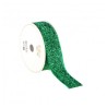 RUBAN PAILETTE VERT 2,5CM X 3M