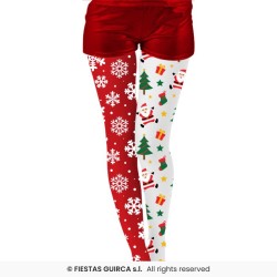 COLLANT DECOR NOEL TAILLE UNIQUE ADULTE