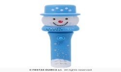 PETIT BONHOMME DE NEIGE DE NOEL LUMINEUX TOUR DE COU