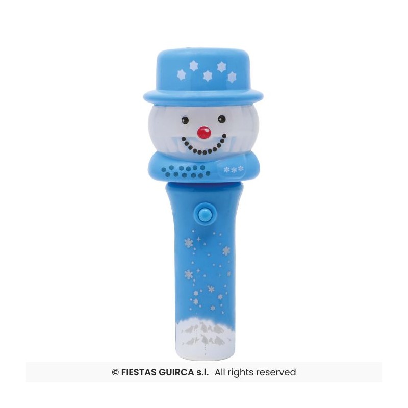 PETIT BONHOMME DE NEIGE DE NOEL LUMINEUX TOUR DE COU