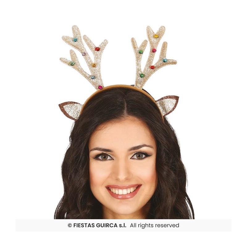 SERRE TETE BOIS DE RENNE OR