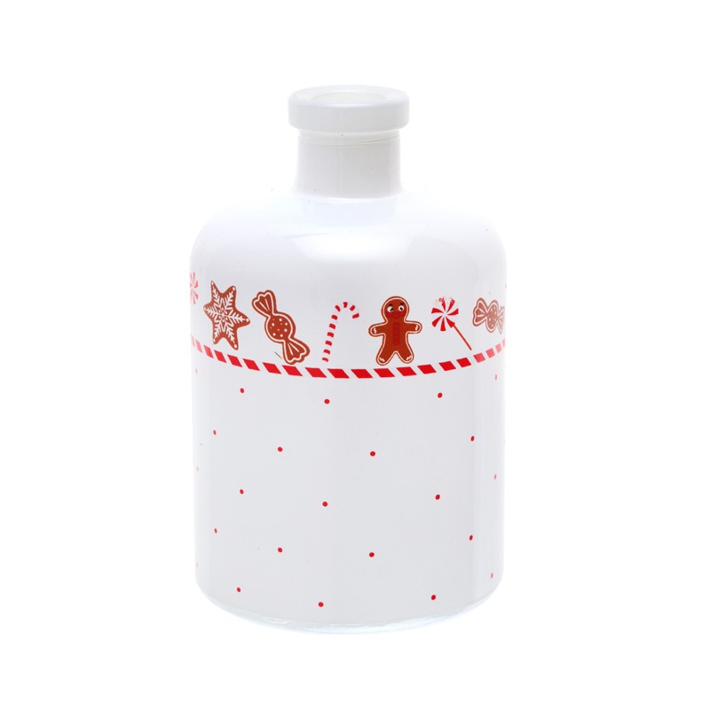 VASE NOEL JOYEUSE GOURMANDISE 8 X 13 CM 