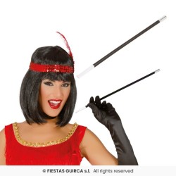 FUME-CIGARETTE CHARLESTON NOIR 30 CM